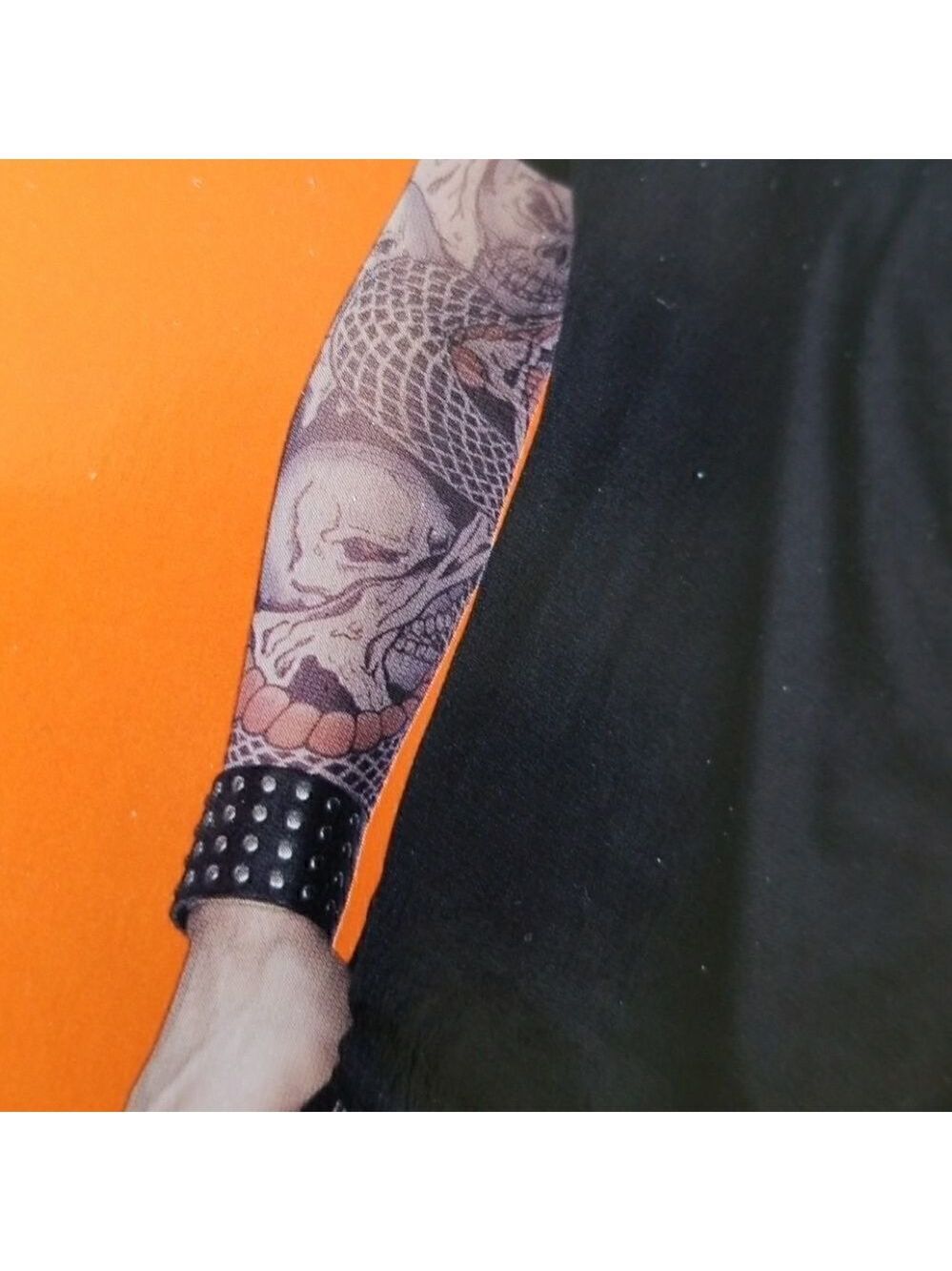 𝅺TWO New Included in Pack Tattoo Arm Sleeves Halloween Costume Idea Harley Fans